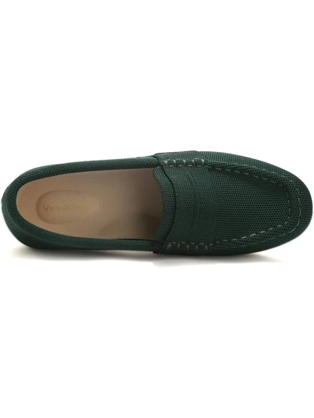 Women's Green Mesh Comfortable Slip on Dressy Casual Walking Loafer Flat Shoes